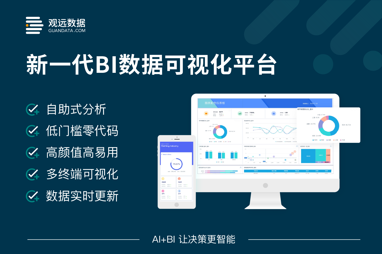 观远智能数据分析软件-小微企业版