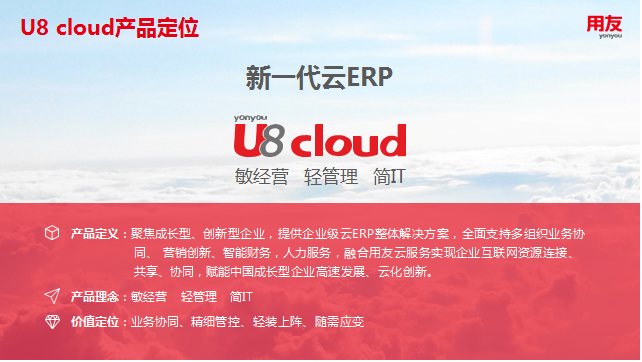 用友U8 cloud 经营管理解决方案