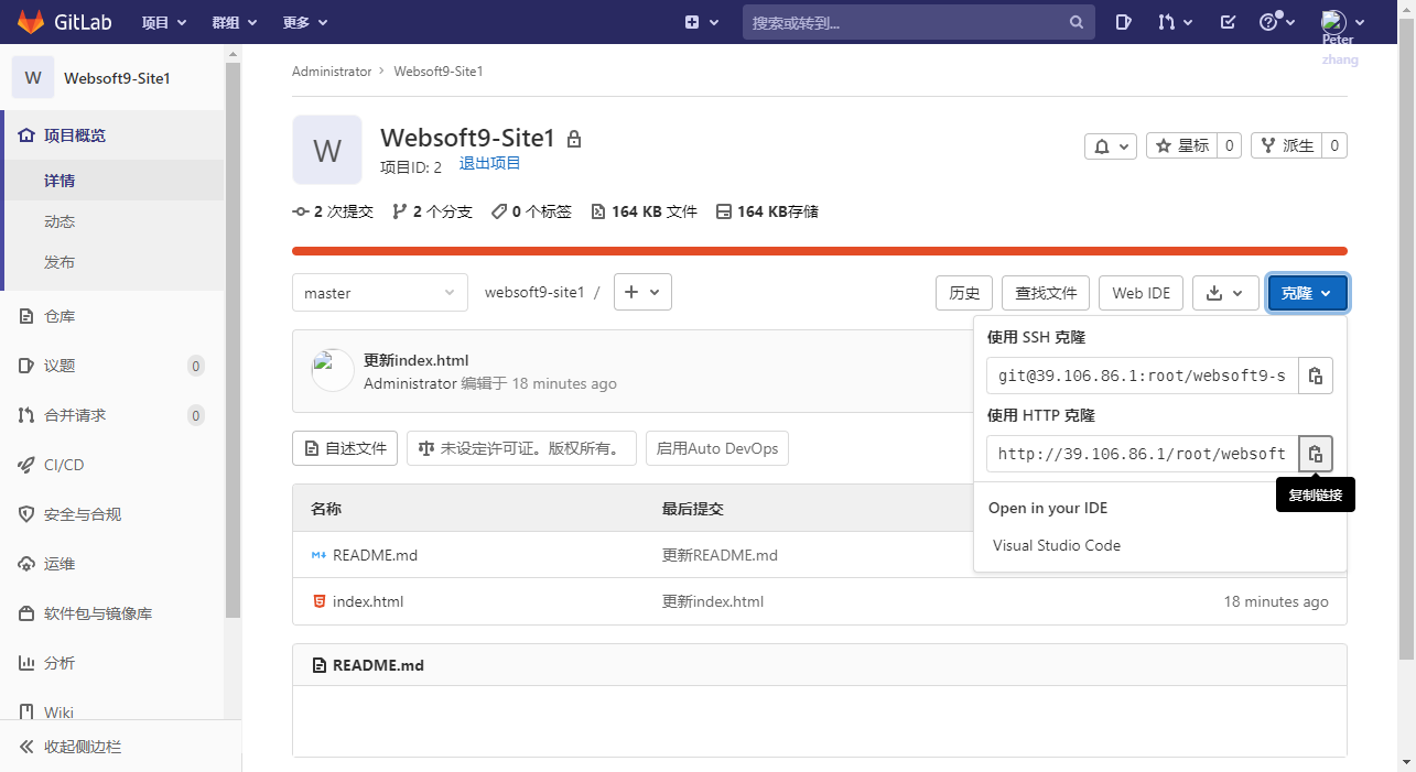 代码托管与持续集成 GitLab-4