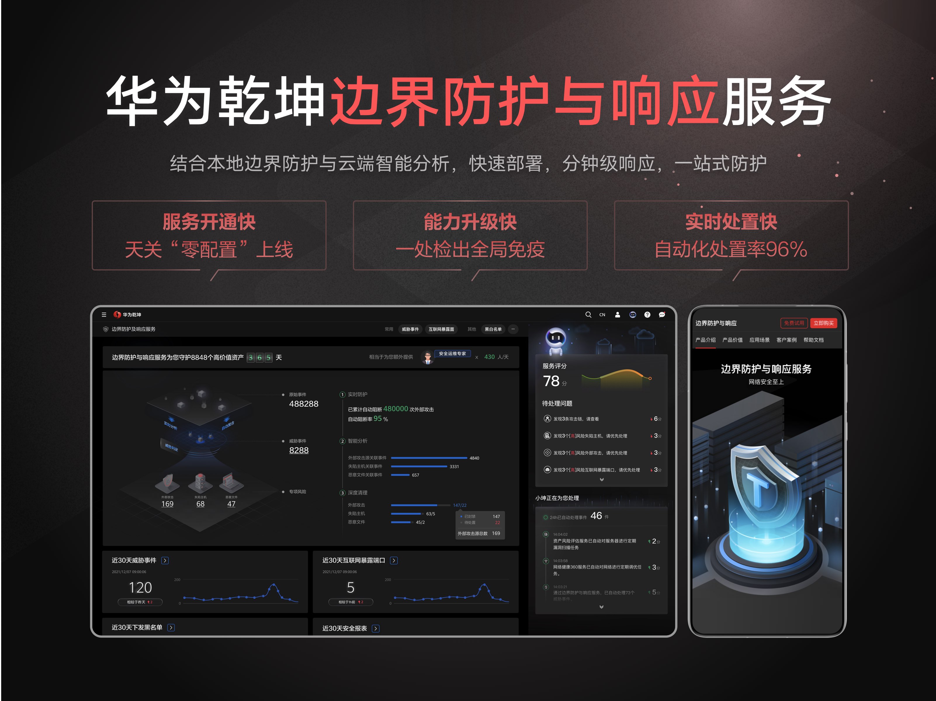 华为乾坤边界防护与响应云服务