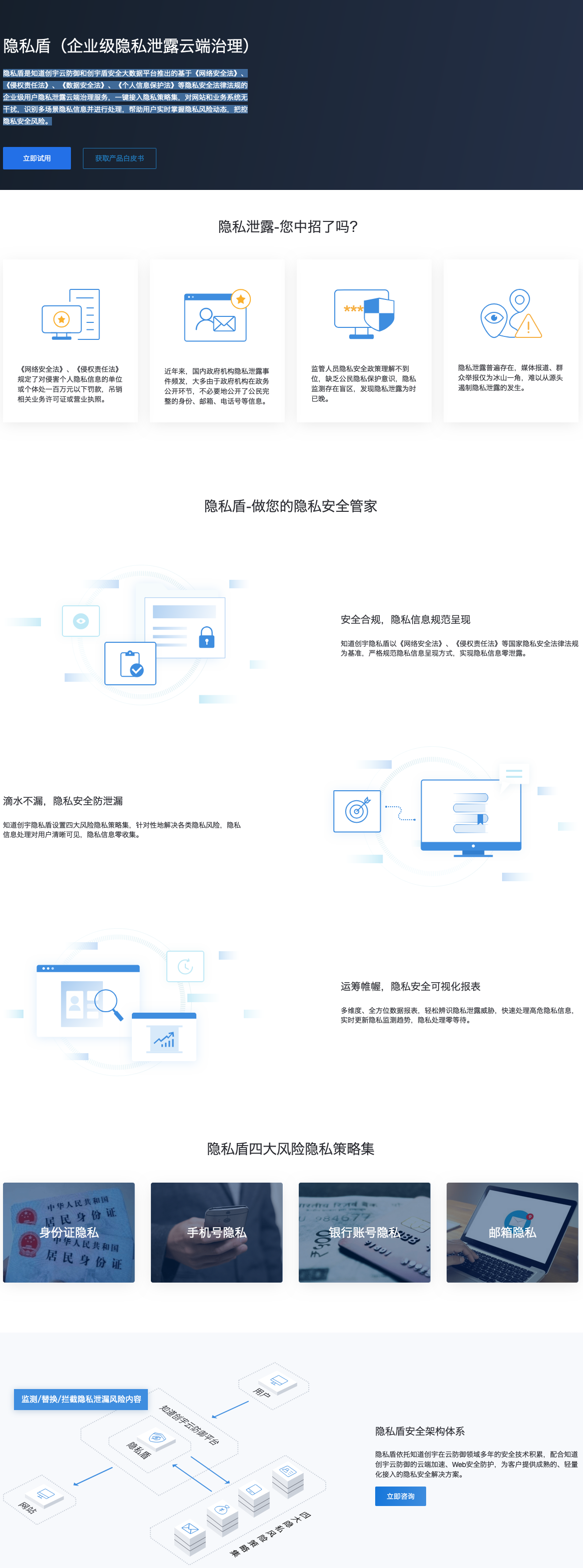 隐私盾企业级隐私泄露云端治理-1